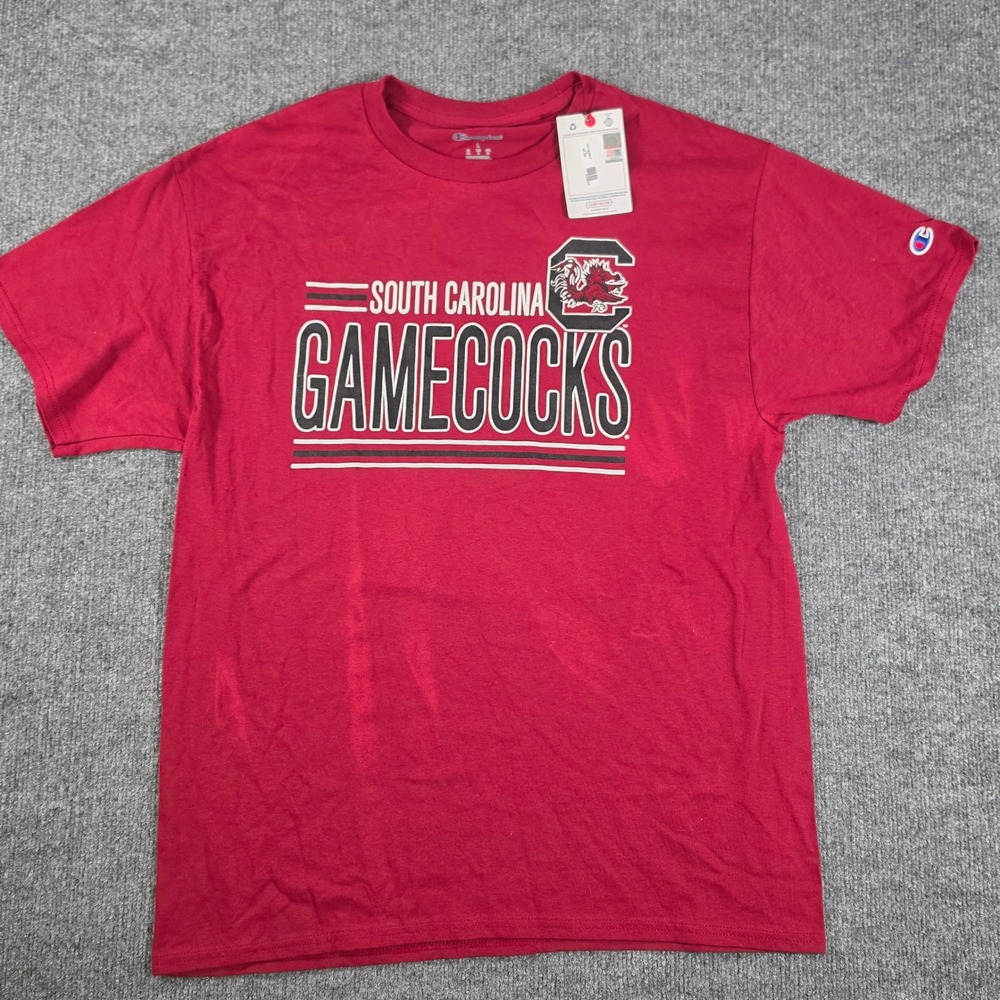 Champion South Carolina Gamecocks Shirt Mens Large Red Graphic Tee New